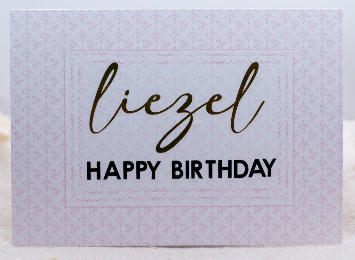 Personalisierte Namenskarte