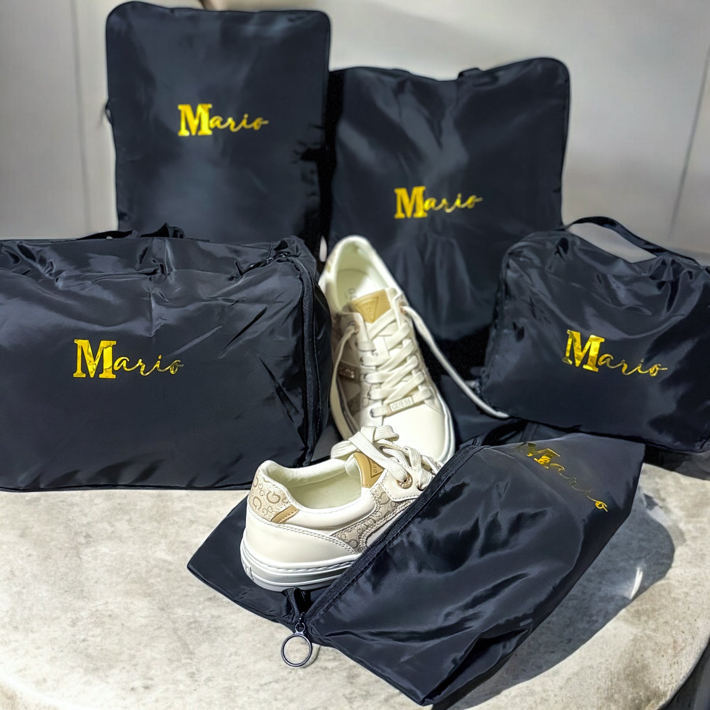 6-teiliges Reisegepäck-Organizer-Set  - PERSONALISIERBAR